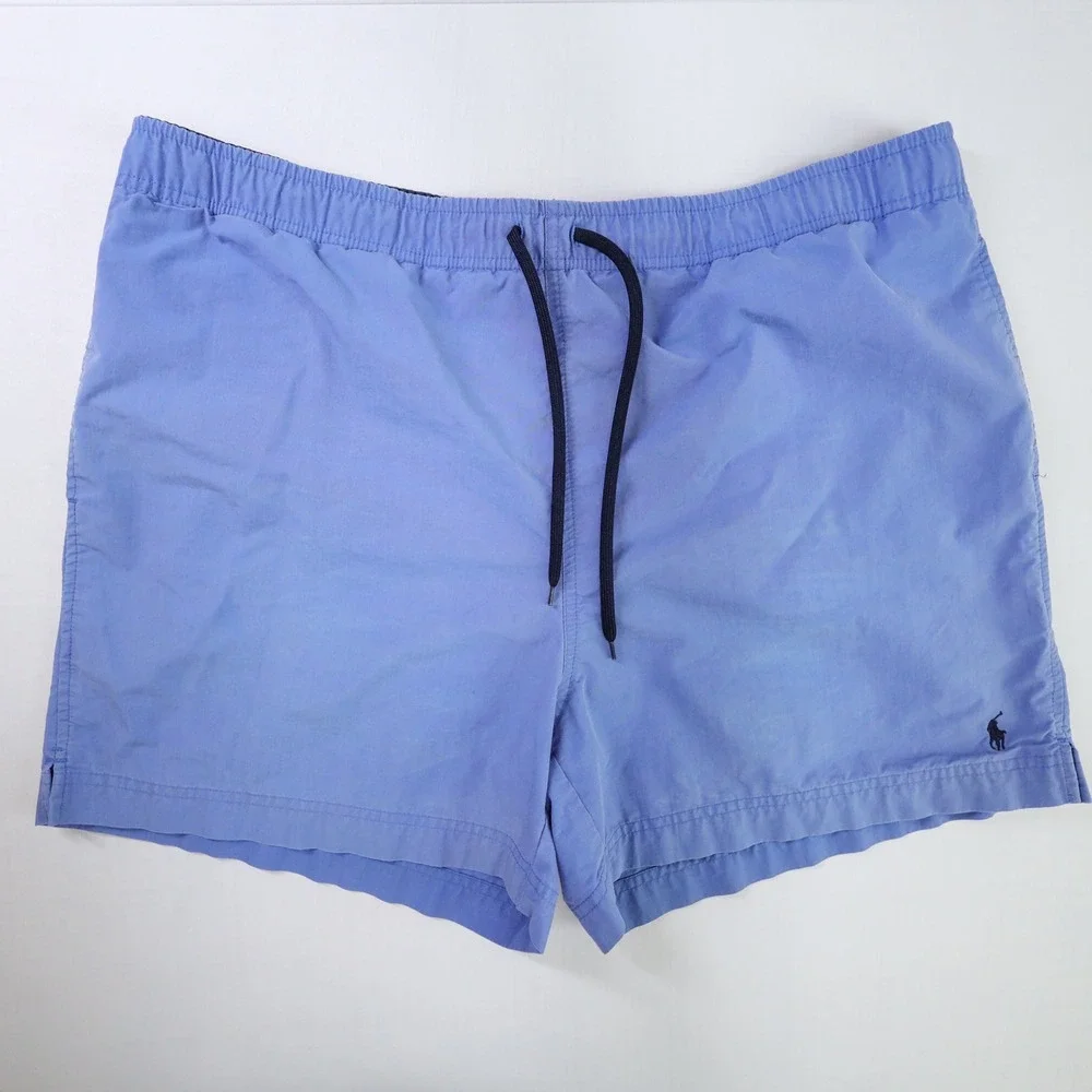 Vintage Polo Sport Swim Trunks Mens Large Blue Ralph Lauren 4